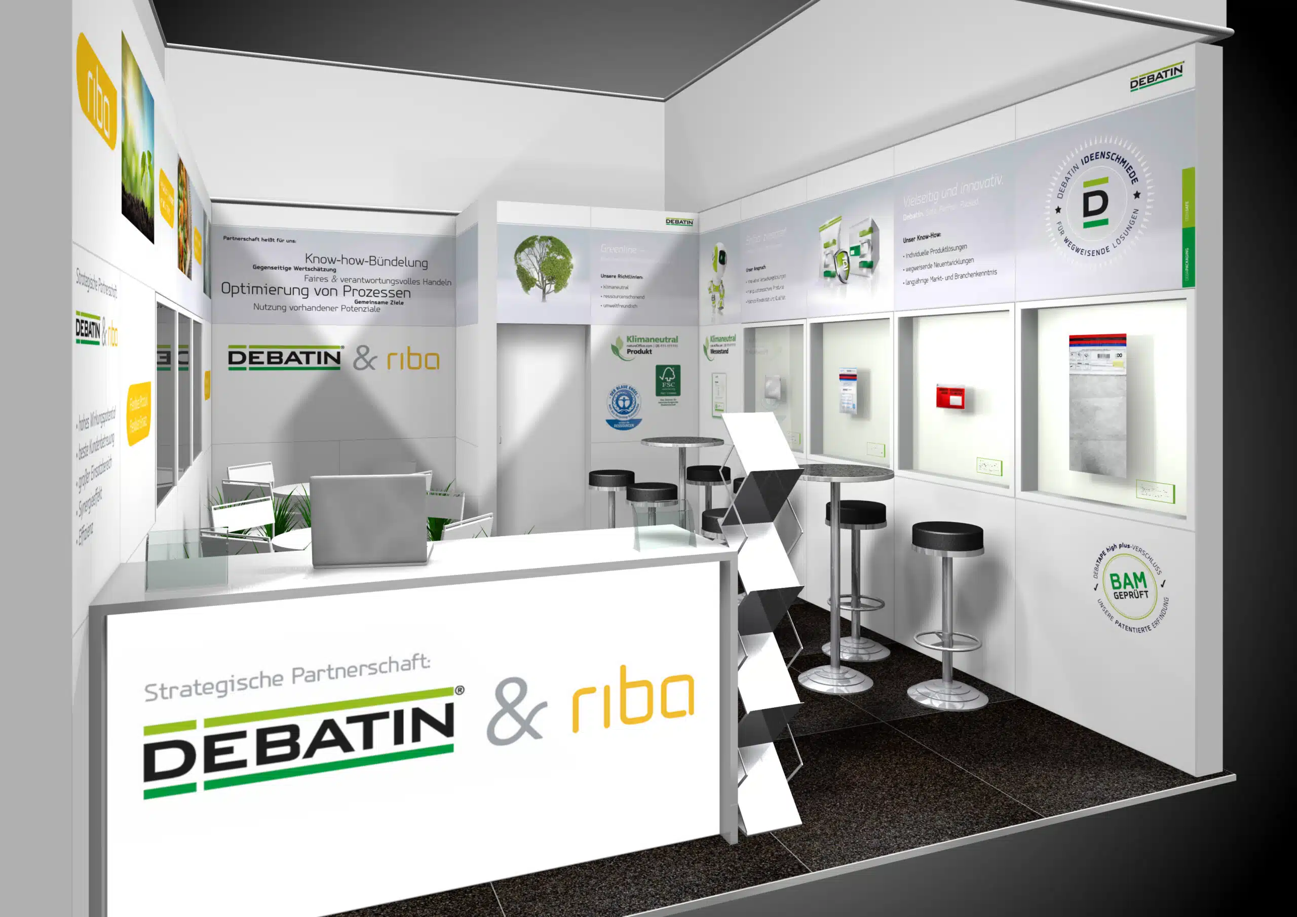 Messetand 3D Entwurf