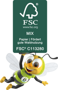 Debabee mit Logo FSC