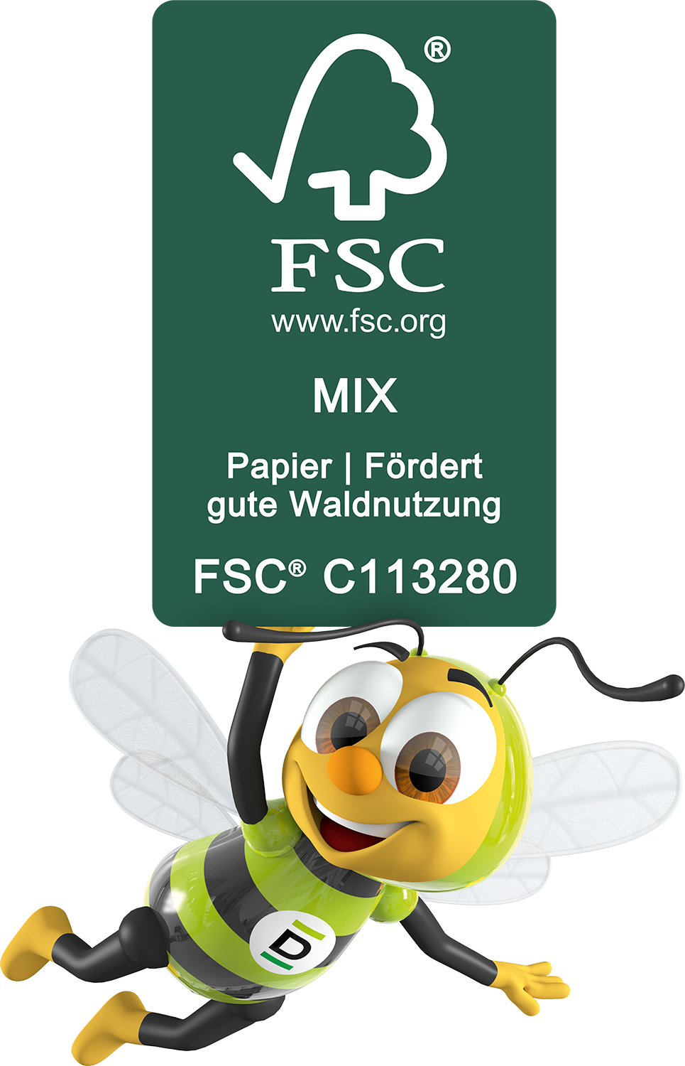 341-DeBee-Hero_1000px FSC Logo Nachhaltigkeit