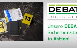 Debatin Sicherheitstaschen in Aktion