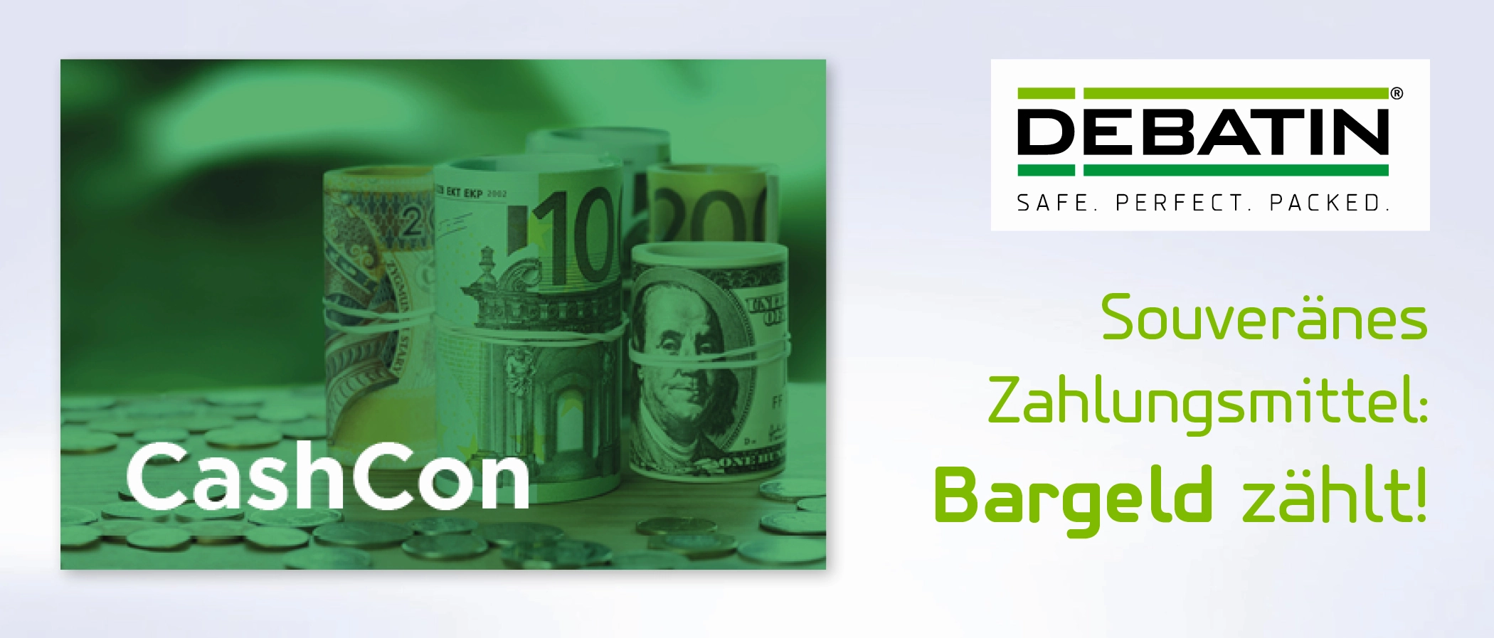 Bargeld zählt! Bargeld zählt!