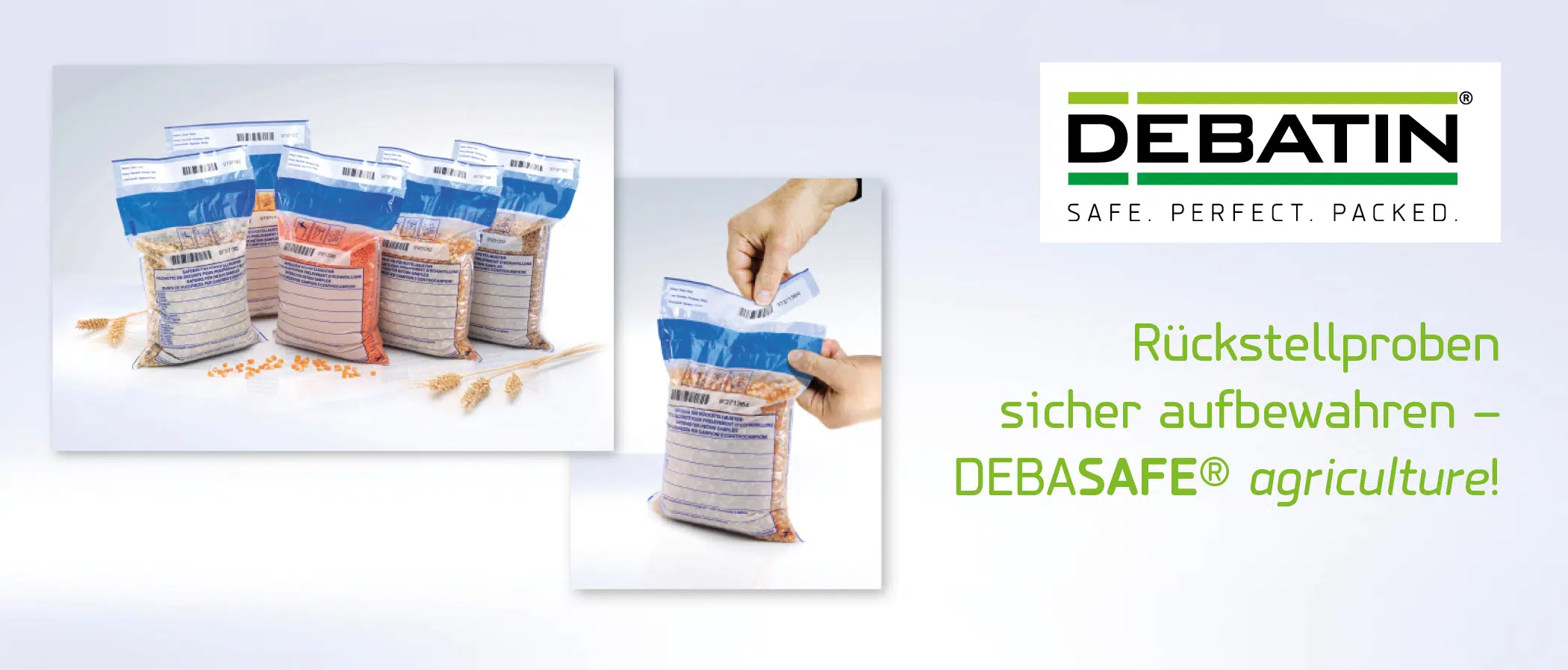 Header DEBASAFE agriculture Rückstellproben Header DEBASAFE agriculture Rückstellproben