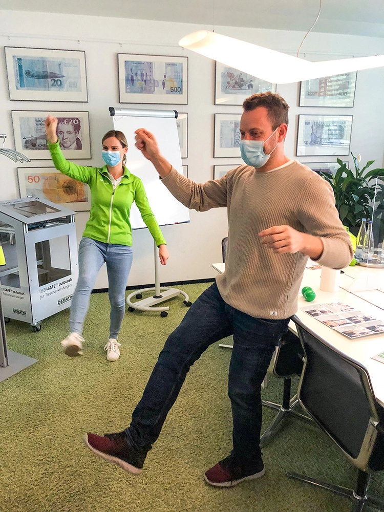 Florian Klonig beim Gesundheitstag Florian Klonig beim Gesundheitstag