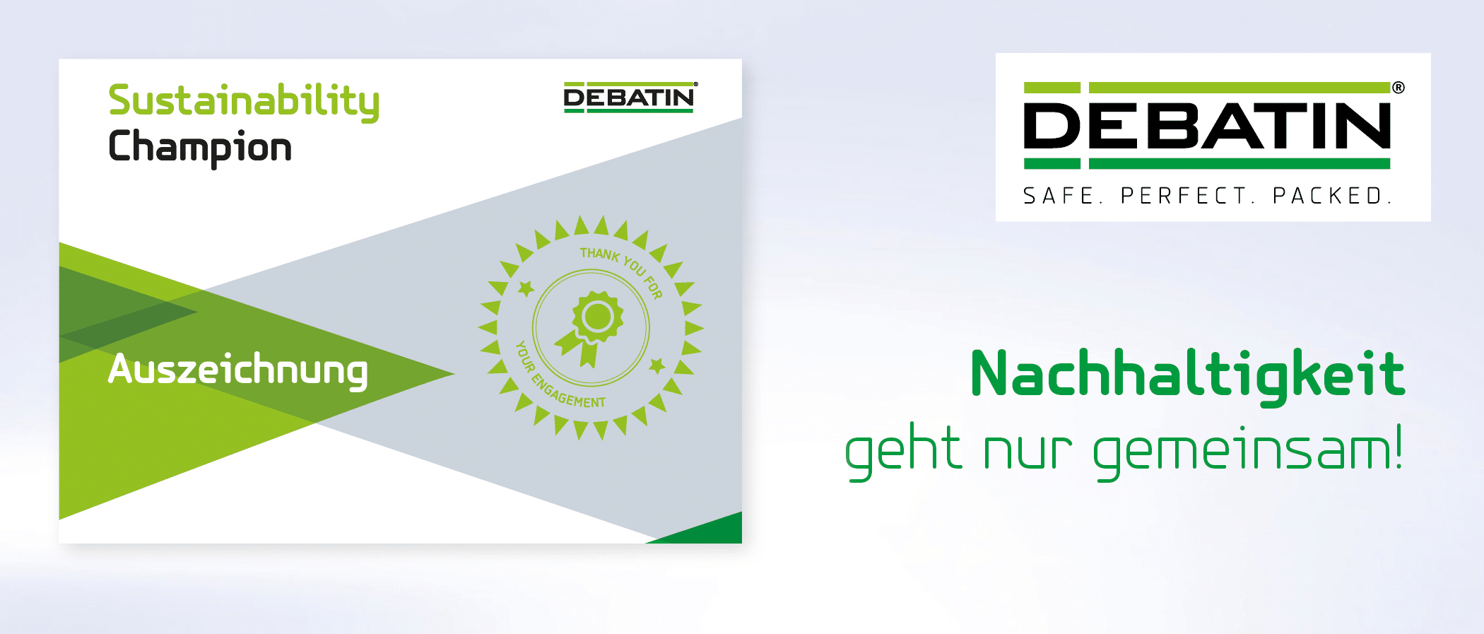 Nachhaltige Lieferkette und DEBATIN Sustainability Champion
