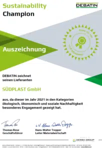 DEBATIN SustainabilityChampion_2021 DEBATIN SustainabilityChampion_2021