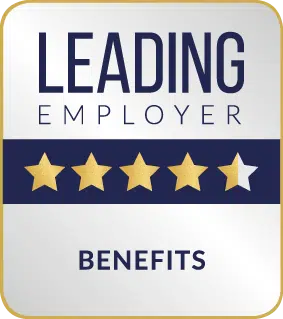 Leading Employer Benefits Rating 4,5 Leading Employer Benefits Rating 4,5