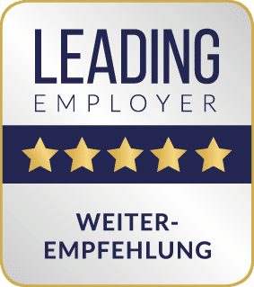 Leading Employer Weiterempfehlung Rating 5