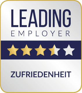 Leading Employer Zufriedenheit Rating 3,5