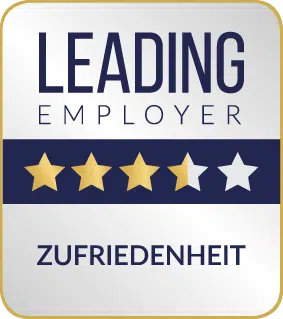 Leading Employer Zufriedenheit Rating 3,5 Leading Employer Zufriedenheit Rating 3,5