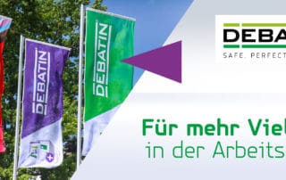 Deutscher Diversity Tag Debatin Flagge