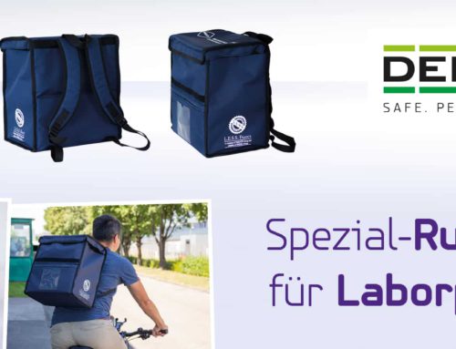 DEBATIN Spezial-Rucksack für Laborproben per Fahrradkurier