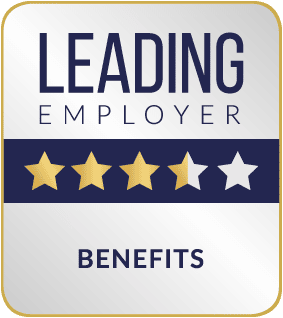 Leading Employer Benefits Rating 3,5