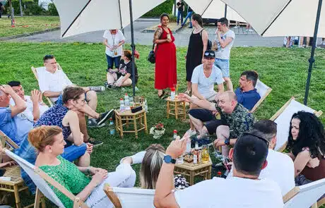 Chill Area für Gäste und Gastgeber Chill Area für Gäste und Gastgeber