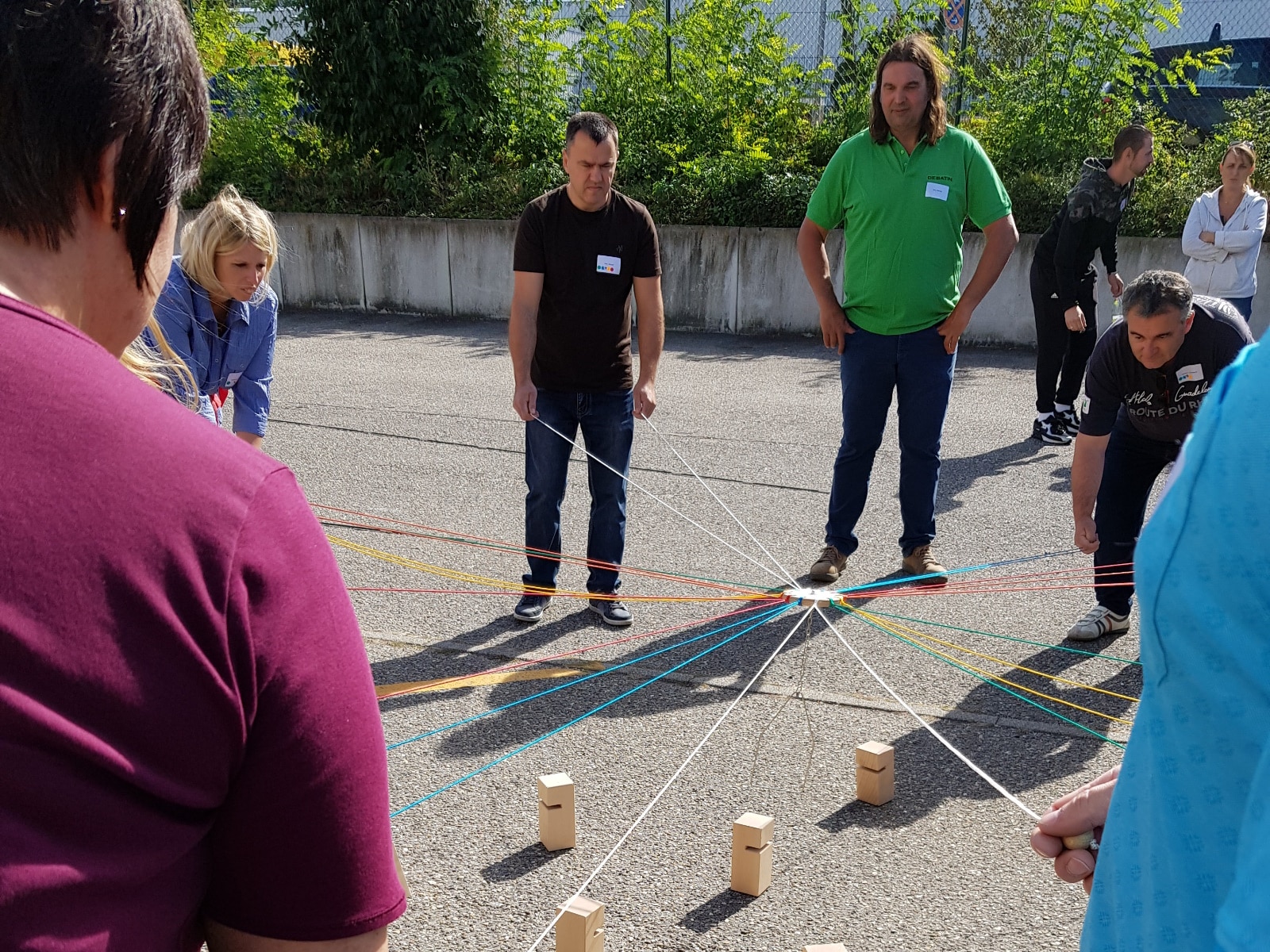 Debateam beim Wertetag 2019