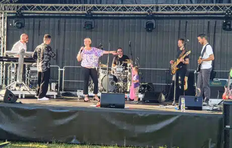 Die Band beim Jubiläum Die Band beim Jubiläum