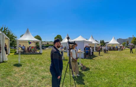 Panorama Vernatsaltungswiese 100 Jahre DEBATIN