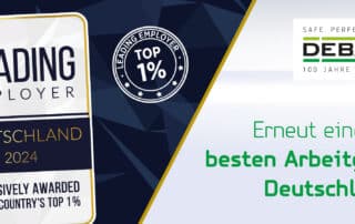 Leading Employer 2024: Anton Debatin GmbH auf Platz 408 der besten Arbeitgeber Deutschlands Blog Header