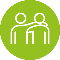 Symbol für den DEBATIN-Unternehmenswert Verbundenheit.