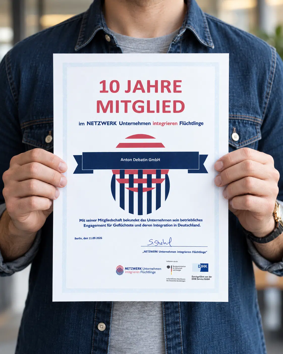 Zertifikat in sicheren Händen